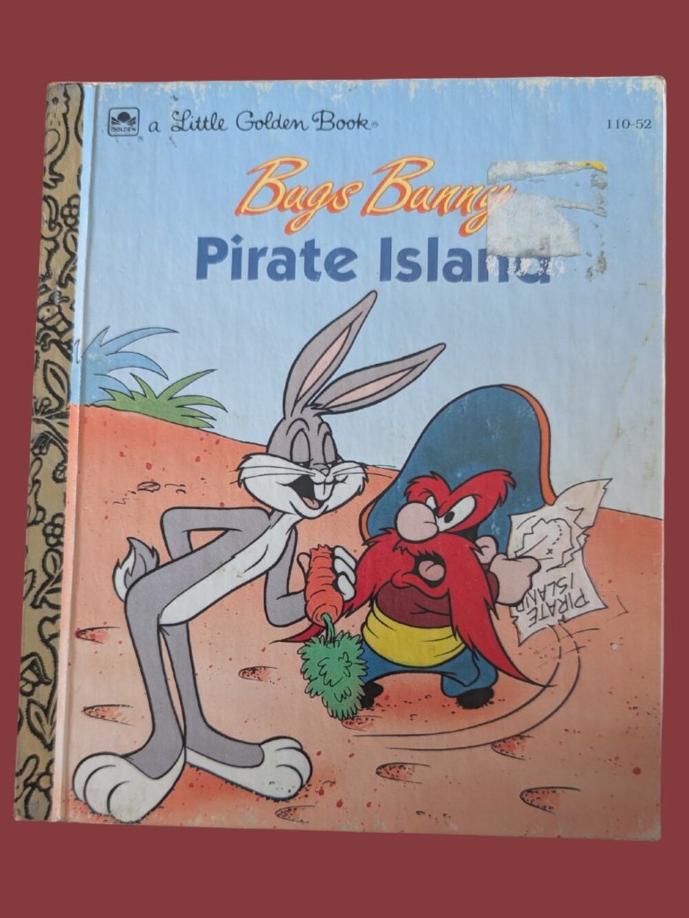 10/$25 Vintage Bugs Bunny Pirate Island Little Golden Book
